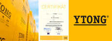 Jsme certifikovaným dodavatelem systém Ytong